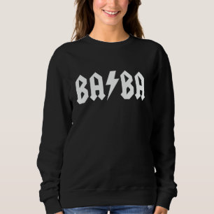Rock n Roll BaBa Rock Star Matching Family Greek D Sweatshirt
