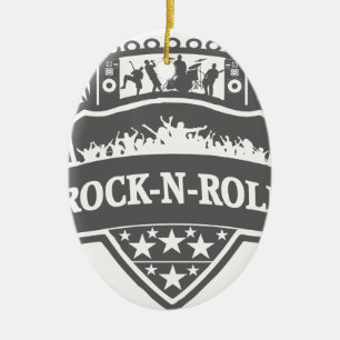rock-n-roll Band Ceramic Ornament