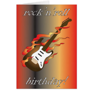 Rock N Roll Birthday Cards, Rock N Roll Birthday Card Templates ...