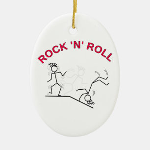 Rock 'N' Roll Ceramic Tree Decoration