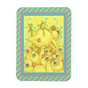 ROCK N ROLL CHICK, EASTER SPRING MOSH PIT MAGNET