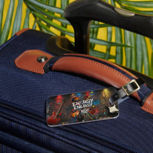 Rock ‘n’ Roll Electric Guitar Luggage Tag