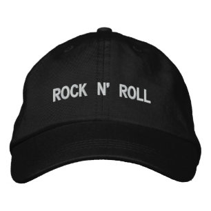 ROCK N' ROLL EMBROIDERED HAT
