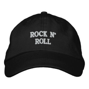 ROCK N' ROLL EMBROIDERED HAT