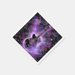 Rock N Roll Guitar Music Napkins Rock Music