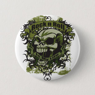 Rock n Roll is my Life 6 Cm Round Badge
