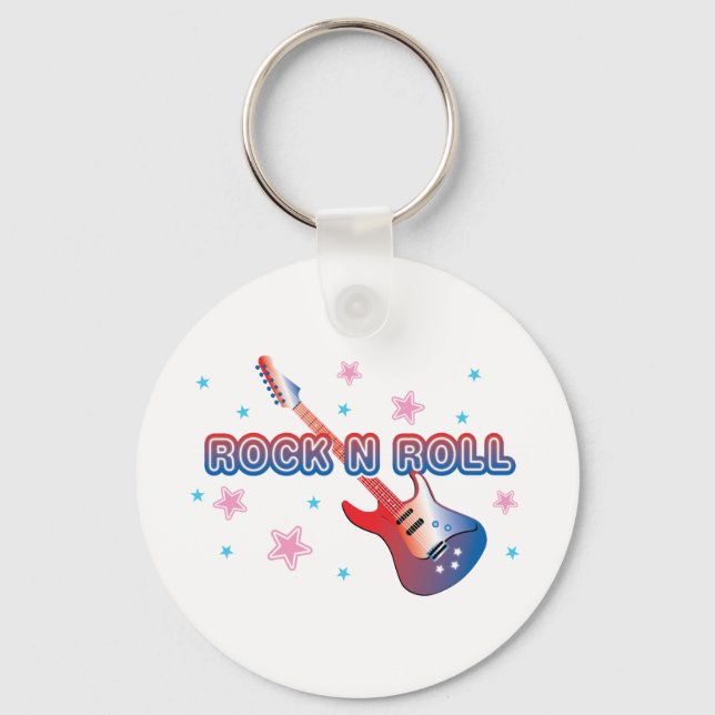 Rock N Roll Key Ring (Front)