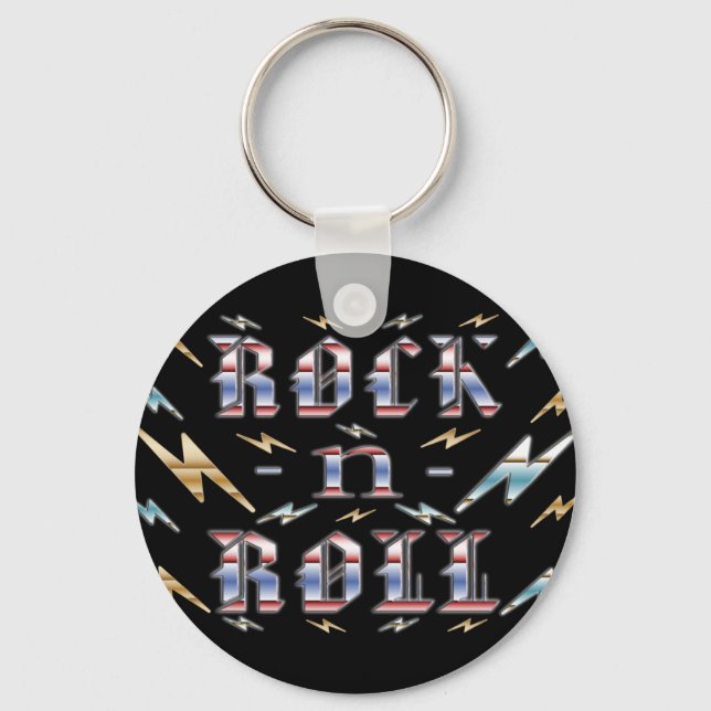 Rock-n-Roll Key Ring (Front)