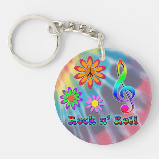 Rock n' Roll Key Ring (Front)