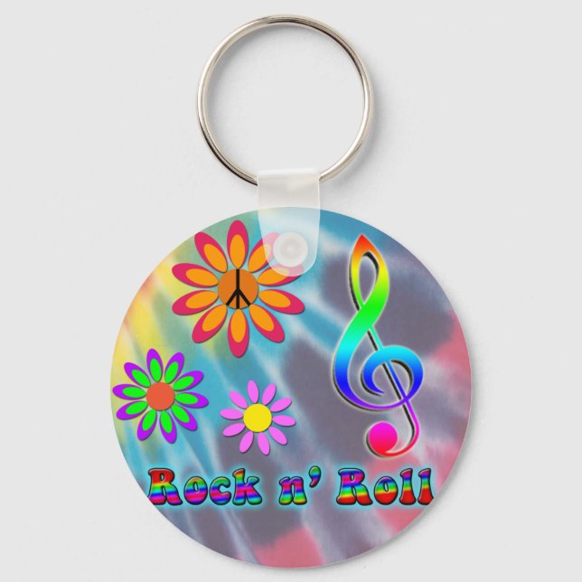 Rock n' Roll Key Ring (Front)