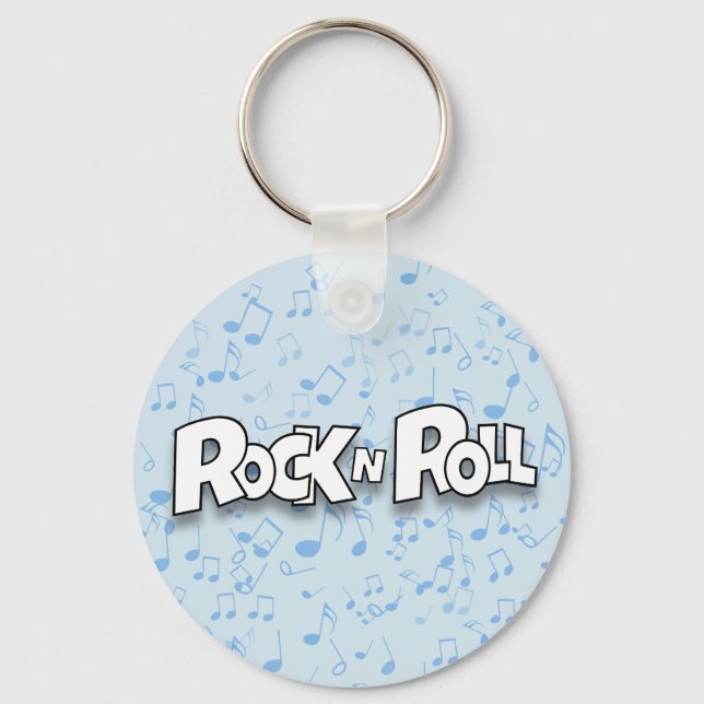 Rock N Roll Key Ring (Front)