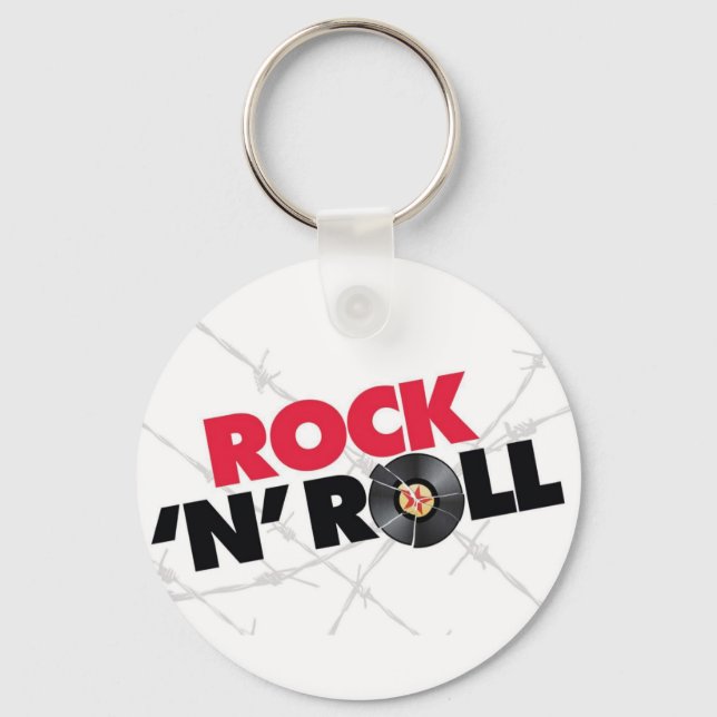Rock 'N' Roll! - Keychain (Front)