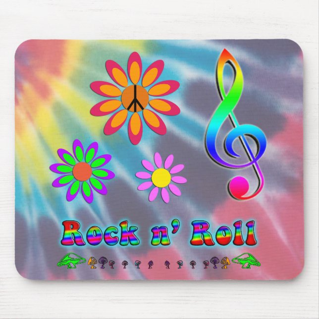 Rock n' Roll Mouse Pad (Front)