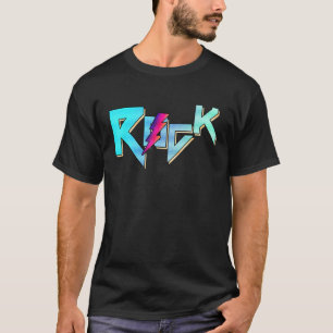 Rock N Roll Music  Retro Vintage 80s 90s Costume M T-Shirt