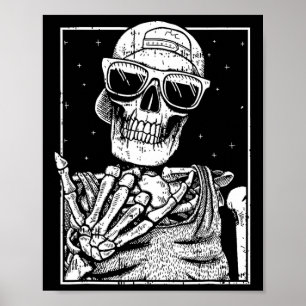 Rock N Roll Nd Lazy Halloween Costume Rocker Music Poster