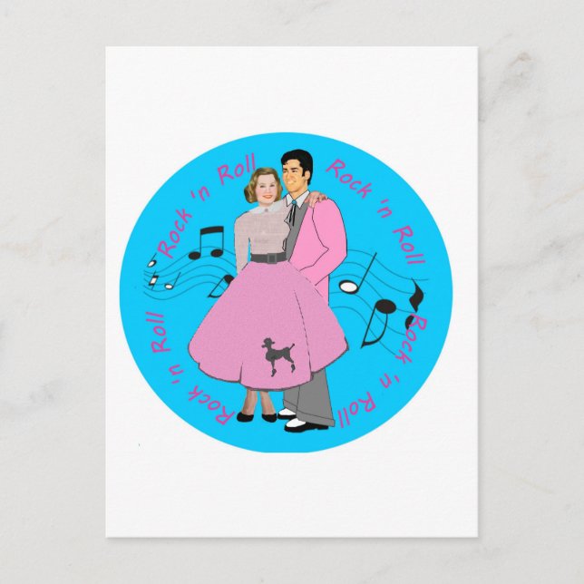 Rock ' n Roll Postcard (Front)