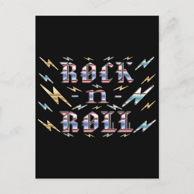 Rock-n-Roll Postcard (Front)