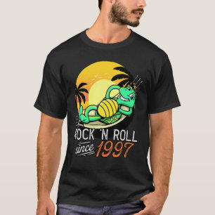 Rock 'n Roll Since 1997 Relaxing Turtle Men Women T-Shirt