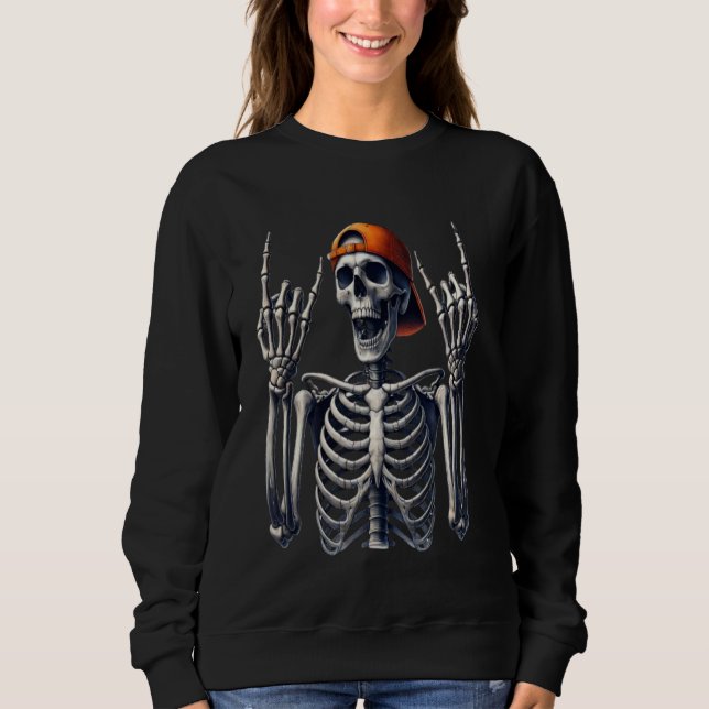 Rock 'n' Roll Skeleton Sweatshirt (Front)
