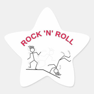 Rock 'N' Roll Star Sticker