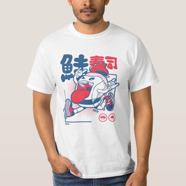 Rock ’n’ Roll Sushi T-Shirt (Front)