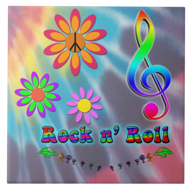 Rock n' Roll Tile (Front)