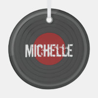 Rock N Roll Vinyl Record Custom Name