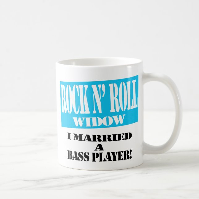 Rock N' Roll Widow Mug - Bass Player! (Right)