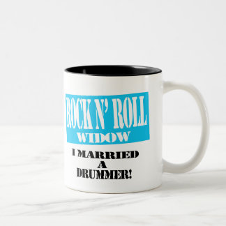 Rock N' Roll Widow Mug - Drummer!