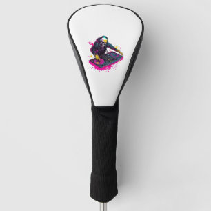 Rock N’ Skull – Funny Punk Skeleton Concert Golf Head Cover
