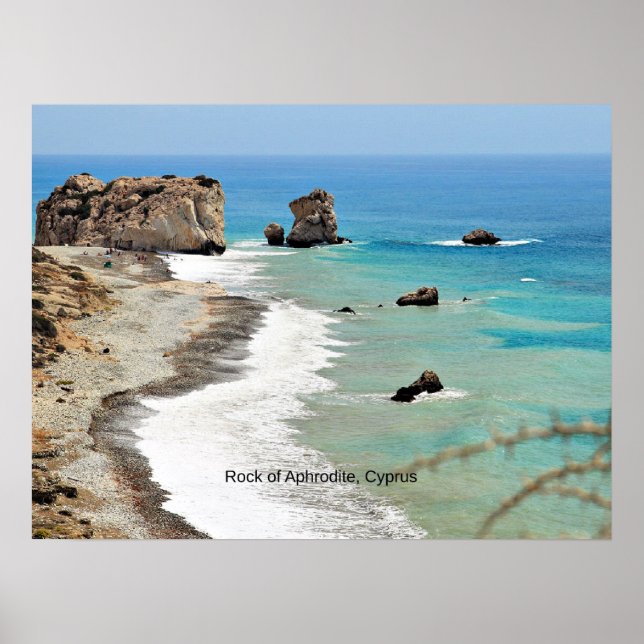 Rock of Aphrodite, Cyprus, Poster (Front)