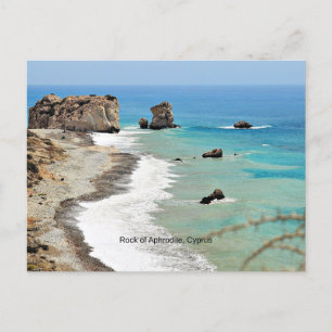 Rock of Aphrordite, Cyprus, Postcard
