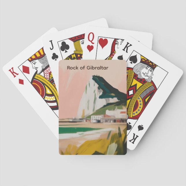 Rock of Gibraltar Playing Cards (Back)