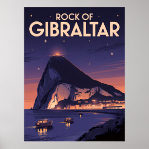Rock of Gibraltar Poster