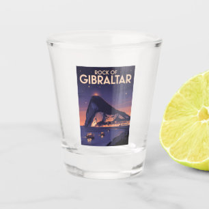 Rock of Gibraltar Shot Glass