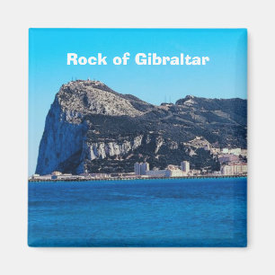 Rock of Gibraltar Travel Photo Souvenir Magnet