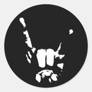 Rock of Shadows Classic Round Sticker