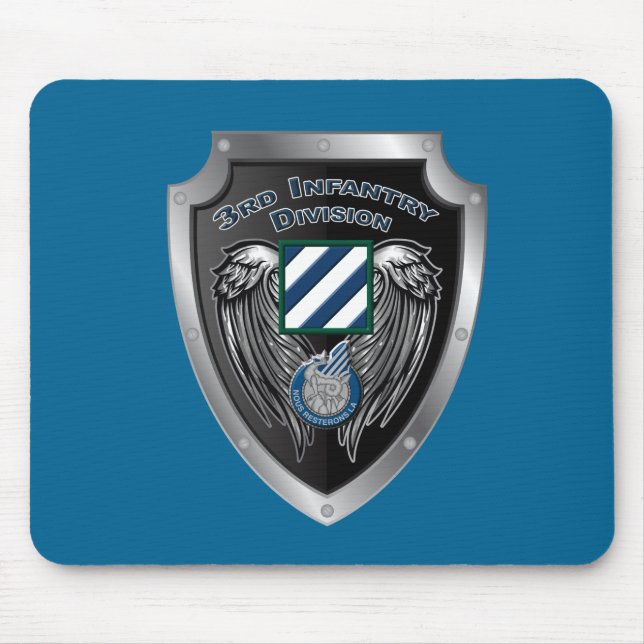 “Rock of the Marne” 3rd Infantry Division Mouse Pad (Front)