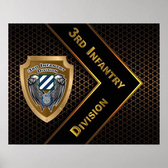 “Rock of the Marne” 3rd Infantry Division Poster (Front)