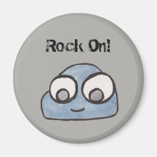 Rock On! Baby Rock Illustration Magnet