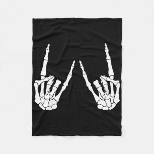 Rock On Band Halloween Costume Rock And Roll Men W Fleece Blanket