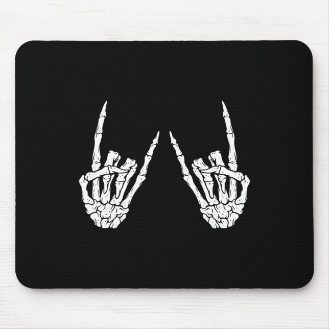 Rock On Band Rock And Roll Halloween Costume Men W Mouse Pad (Front)