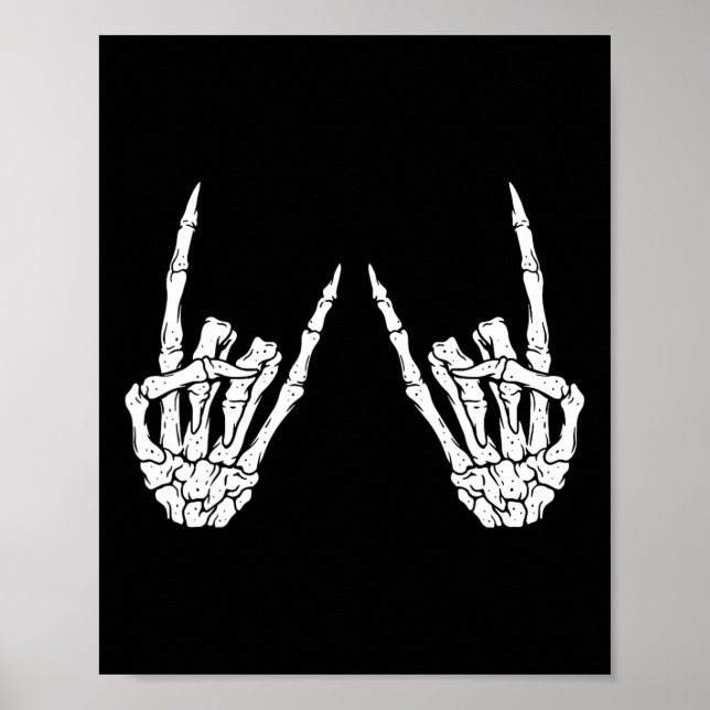 Rock On Band Rock And Roll Halloween Costume Men W Poster (Front)