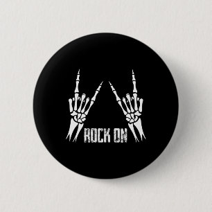 Rock On Band Tees For Women Rock And Roll s For Me 6 Cm Round Badge
