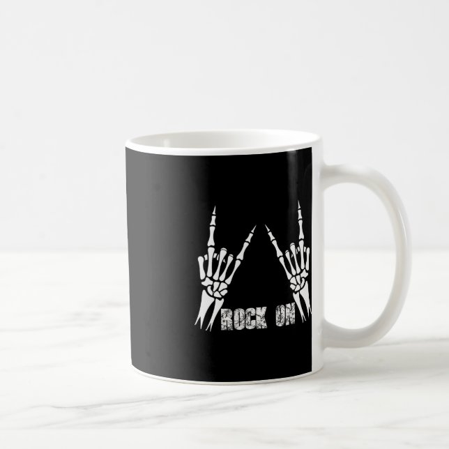Rock On Band Tees For Women Rock And Roll s For Me Coffee Mug (Right)