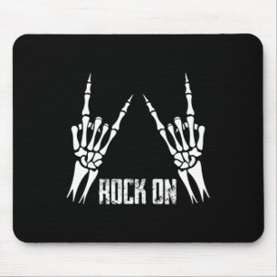 Rock On Band Tees For Women Rock And Roll s For Me Mouse Pad