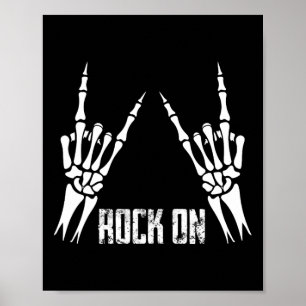 Rock On Band Tees For Women Rock And Roll s For Me Poster