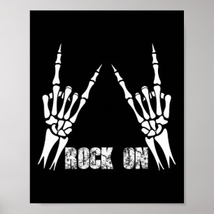 Rock On Band Tees For Women Rock And Roll s For Me Poster