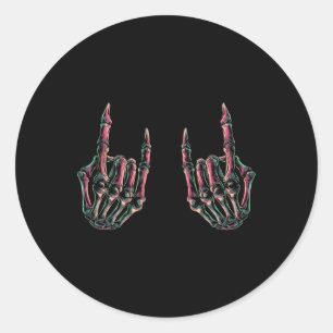 Rock On Bynd Tees For Women Rock And Roll S For Me Classic Round Sticker