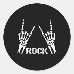 Rock On Bynd Tees For Women Rock And Roll S For Me Classic Round Sticker